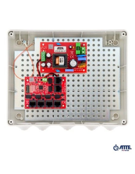 ATTE IP-5-11-L3 - Zestaw do 5 kamer IP switch PoE 5P+1UP