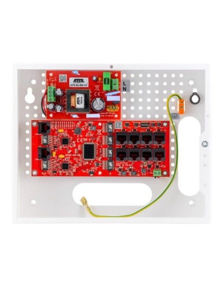ATTE IP-8-20-E - Zestaw do 8 kamer IP switch PoE 8P+2G