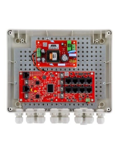 ATTE IP-8-20-L2 - Zestaw do 8 kamer IP switch PoE 8P+2G