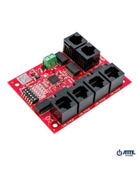 ATTE xPoE-6-11-OF - Switch PoE 6 portowy 5P+1UP