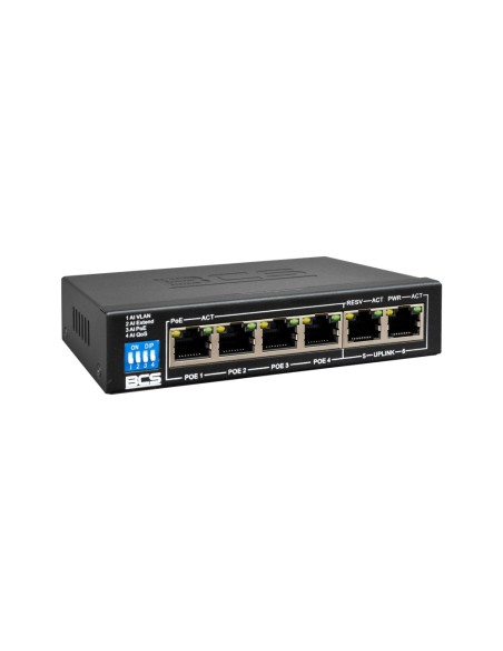 BCS-B-SP04G02G - Switch 6 portowy Gigabit (PoE)