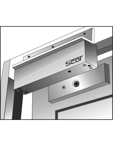 SCOT BK-600L2 - Uchwyt montażowy typu "L" do drzwi otwieranych na zewnątrz