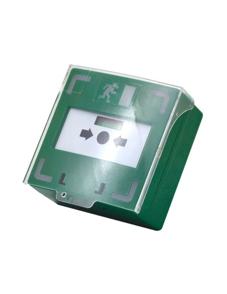 SCOT CP-13RG-BL - Przycisk awaryjnego otwarcia z podświetleniem i powiadomieniem dźwiękowym