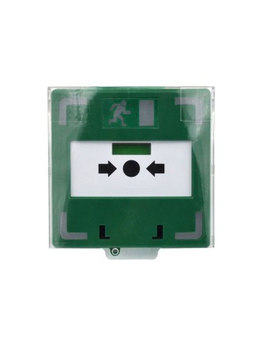 SCOT CP-13RG-BL - Przycisk awaryjnego otwarcia z podświetleniem i powiadomieniem dźwiękowym