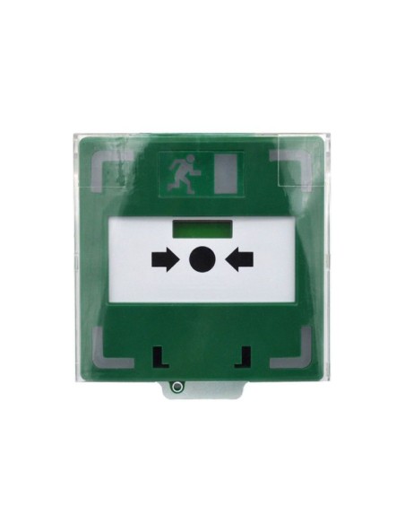 SCOT CP-13RG-BL - Przycisk awaryjnego otwarcia z podświetleniem i powiadomieniem dźwiękowym