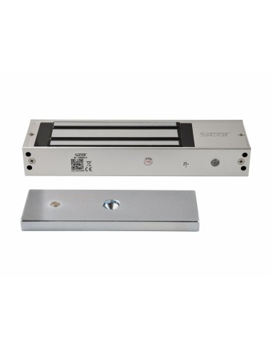SCOT EL-1200TSL2 - Zwora elektromagnetyczna 540kg z sygnalizacją i zwłoką czasową