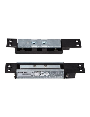 SCOT EL-2400TS - Zwora elektromagnetyczna wpuszczana 1200kg z sygnalizacją i zwłoką czasową, 12V DC