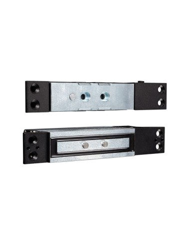 SCOT EL-2400TS - Zwora elektromagnetyczna wpuszczana 1200kg z sygnalizacją i zwłoką czasową, 12V DC