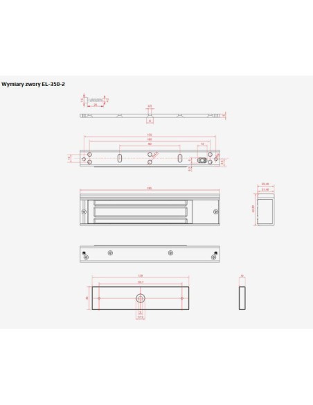 SCOT EL-350-2 - Zwora elektromagnetyczna 180kg