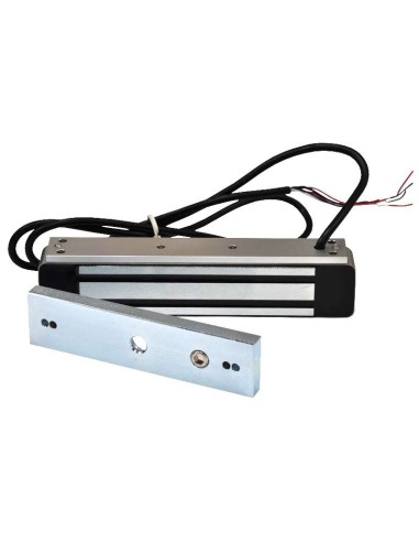 SCOT EL-350WS - Zwora elektromagnetyczna zewnętrzna 180kg z sygnalizacją, 12V / 24V DC