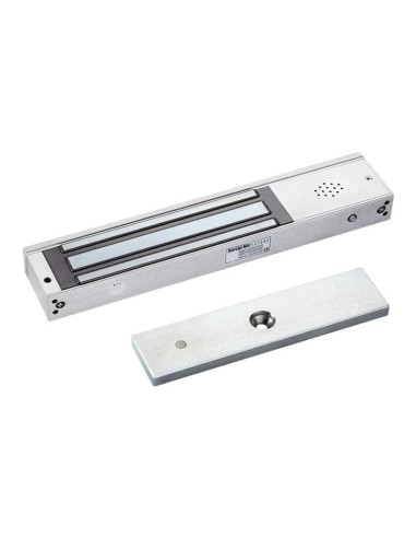 SCOT EL-800BSL - Zwora elektromagnetyczna 350kg z sygnalizacją i powiadomieniem dźwiękowym, 12V / 24V DC