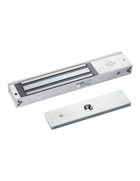 SCOT EL-800BSL - Zwora elektromagnetyczna 350kg z sygnalizacją i powiadomieniem dźwiękowym, 12V / 24V DC