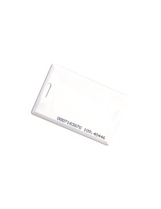 SCOT EMC-01 - Karta RFID 125kHz 1,8mm z numerem (8H10D+W24A), biała, laminowana