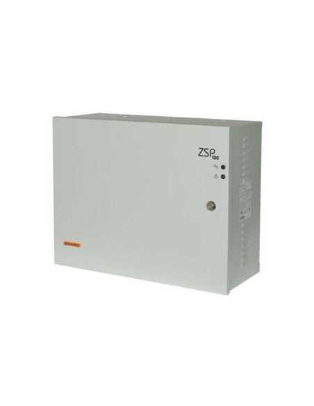 MERAWEX ZSP100-4.0A-40 AKU40 - Zasilacz do urządzeń ochrony p.poż. 24V Imax b 4A, Imax a 2,0A, z akumulatorami 2x12V 40Ah