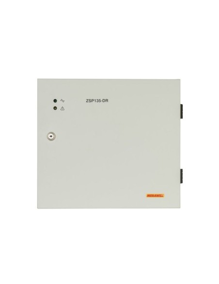 MERAWEX ZSP135-DR-3A-1 - Zasilacz do urządzeń ochrony p.poż. 24V Imax b 3A, Imax a 2A, miejsce na aku 2x12V 18Ah