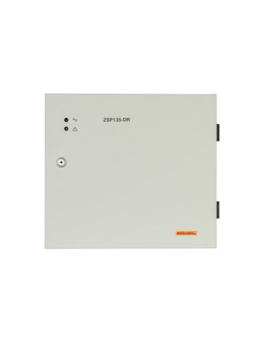 MERAWEX ZSP135-DR-5A-1 AKU - Zasilacz do urządzeń ochrony p.poż. 24V Imax b 5A, Imax a 4A z akumulatorami 2x12V 18Ah