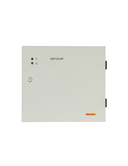 MERAWEX ZSP135-DR-7A-2 - Zasilacz do urządzeń ochrony p.poż. 24V Imax b 7A, Imax a 5,5A, miejsce na aku 2x12V 28Ah