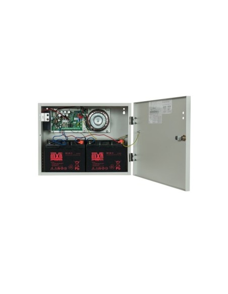 MERAWEX ZSP135-DR-7A-3 AKU - Zasilacz do urządzeń ochrony p.poż. 24V Imax b 7A, Imax a 5A z akumulatorami 2x12V 40Ah