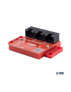 ATTE APT-3-50 - Switch PoE 3 portowy 10/100/1000Mbps, extender (1xPoE IN 802.3at/af + 2xPoE OUT 802.3at/af), zasilany z PoE 2