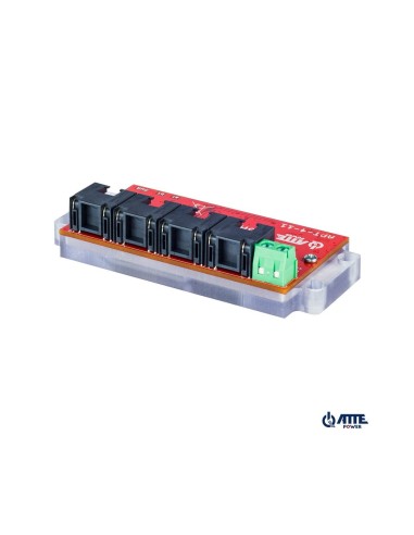 ATTE APT-4-11 - Switch PoE 4 portowy 10/100Mbps, extender (1xPoE IN 802.3af/at/bt60 + 3xPoE OUT 802.3af/at), zasilany z PoE