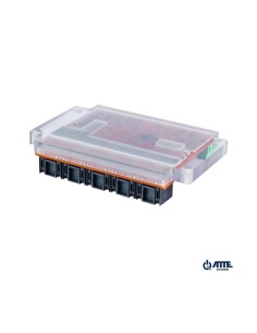 ATTE APT-5-50 - Switch PoE 5 portowy 10/100/1000Mbps, extender (1xPoE IN 802.3af/at/bt90 + 4xPoE OUT 802.3af/at/bt), zasilany z  2