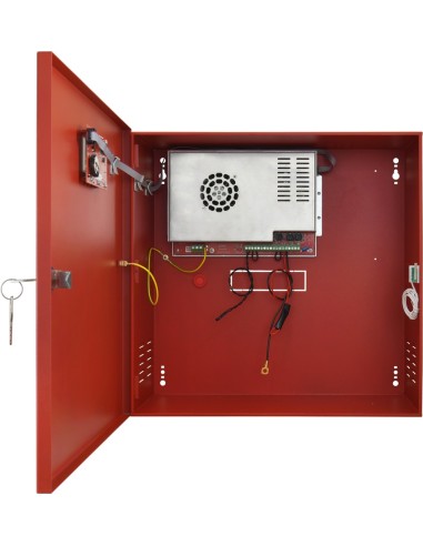 PULSAR EN54C-10A40LCD - Zasilacz do systemów przeciwpożarowych z wyświetlaczem LCD, EN54C 27.6V/10A/2x40Ah
