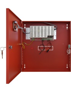 PULSAR EN54C-3A17LCD - Zasilacz do systemów przeciwpożarowych z wyświetlaczem LCD, EN54C 27.6V/3A/2x17Ah
