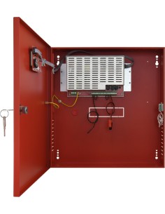 PULSAR EN54C-5A17LCD - Zasilac do systemów przeciwpożarowych z wyświetlaczem LCD, EN54C 27.6V/5A/2x17Ah