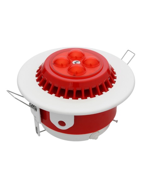 W2 Osłona OM-1 - Osłona mocująca OM-1 montaż dowolnego sygnalizatora wewnętrznego W2, kolor biały