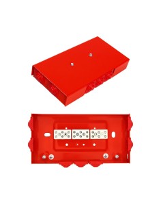 W2 PIP-2AN / Przelotowa / 9x4mm2 - Puszka instalacyjna przeciwpożarowa prostokątna, Przelotowa 9x4mm2