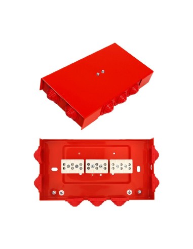 W2 PIP-2AN / Przelotowa / 9x6mm2 - Puszka instalacyjna przeciwpożarowa prostokątna, Przelotowa 9x6mm2