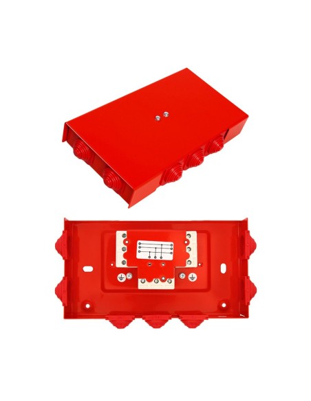 W2 PIP-2AN / Rozgałęźna / 3 ŻYŁY / 6mm2 - Puszka instalacyjna przeciwpożarowa prostokątna, Rozgałęźna 3 Żyły 6mm2