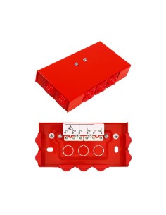 W2 PIP-2AN / Rozgałęźna / 4mm2 - Puszka instalacyjna przeciwpożarowa prostokątna, Rozgałęźna 4mm2