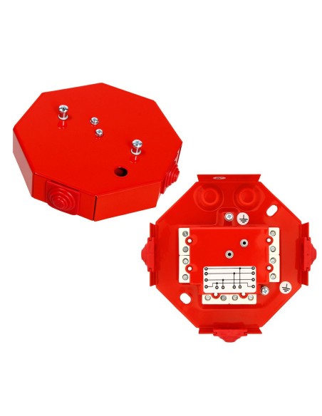 W2 PIP-3AN / Rozgałęźna - Puszka instalacyjna przeciwpożarowa ośmiokątna, Rozgałęźna