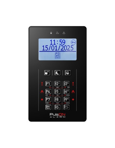 PULSON LCD/T BL - Manipulator LCD, klawiatura dotykowa, kolor czarny