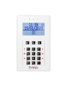 PULSON LCD/T WH - Manipulator LCD, klawiatura dotykowa, kolor biały