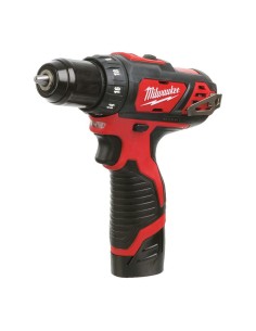 MILWAUKEE M12BDD-202C - Zestaw wiertarko-wkrętarka w walizce z akcesoriami 4933441915