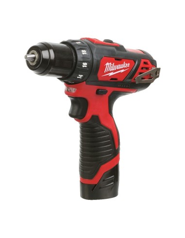MILWAUKEE M12BDD-202C - Zestaw wiertarko-wkrętarka w walizce z akcesoriami 4933441915