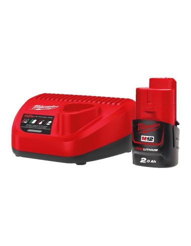 MILWAUKEE M12NRG-201-NRG KIT - Zestaw ładowarka + akumulator 4933451900