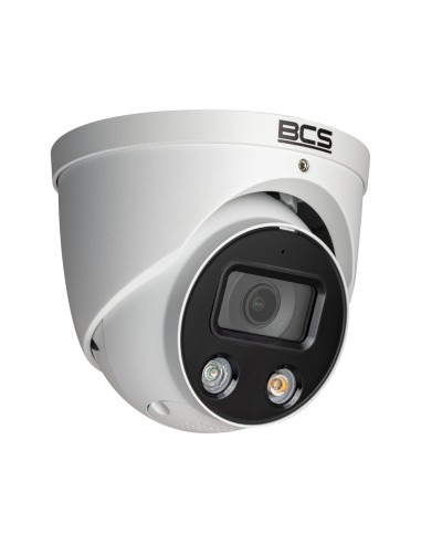 BCS-L-EIP55FCR3L3-Ai1(2) - Kamera IP kopułowa, 5MP, 2.8mm, IR+białe światło, zew. IP67