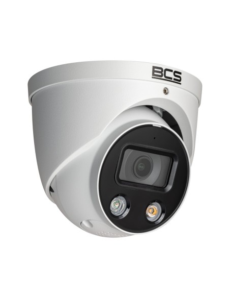 BCS-L-EIP55FCR3L3-Ai1(2) - Kamera IP kopułowa, 5MP, 2.8mm, IR+białe światło, zew. IP67