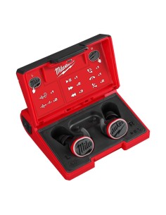 MILWAUKEE L4RLEPB-301 - Zatyczki do uszu z bluetooth ładowane przez usb 4933478750