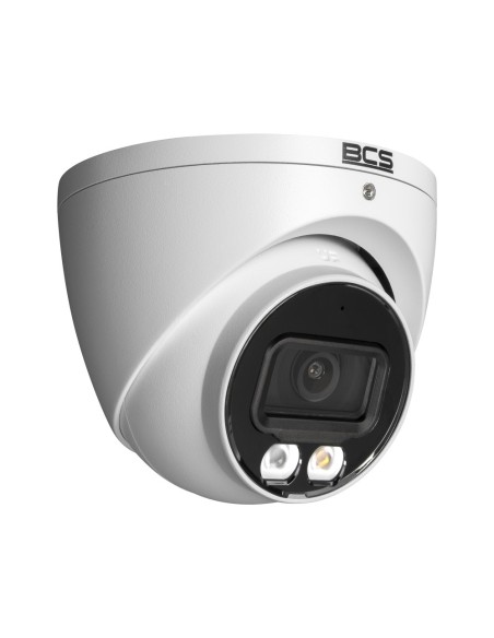 BCS-L-EIP15FCR3L3-Ai1 - Kamera IP kopułowa, 5MP, 2.8mm, IR+białe światło,