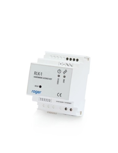 ROGER RLK-1 - Sieciowy klucz licencyjny dla oprogramowania Roger, wymaga podłączenia do sieci Ethernet, zasilanie 12 VDC