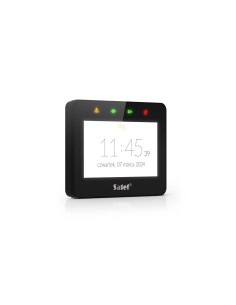 SATEL INT-TSG2R-B - Manipulator z ekranem dotykowym 4.3", kolor czarny, czytnik kart zbliżeniowych MIFARE