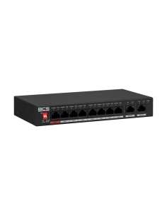 BCS-L-SP0802G(2) - Switch 10-portowy PoE,8 x PoE 100Mbps, 2x RJ-45 Gigabitowe