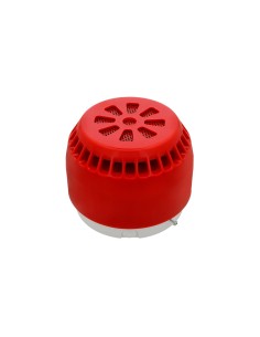 W2 Sygnalizator SA-P8/C - Sygnalizator akustyczny niskoprądowy, czerwona obudowa