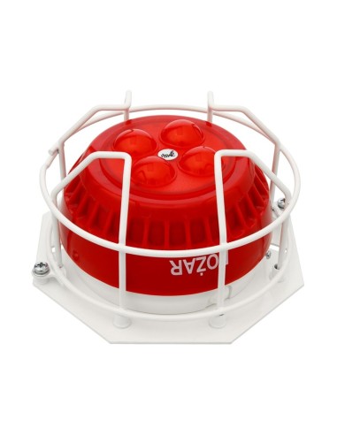 W2 Osłona OZ-50-2 - Osłona zabezpieczająca OZ-50-2, montaż sygnalizatorów SO-P8, kolor biały