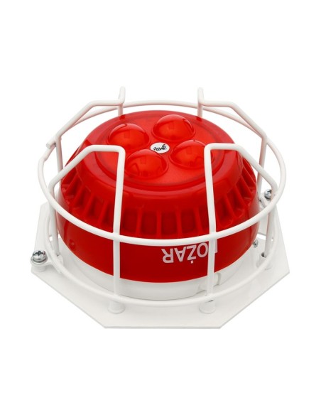 W2 Osłona OZ-50-2 - Osłona zabezpieczająca OZ-50-2, montaż sygnalizatorów SO-P8, kolor biały