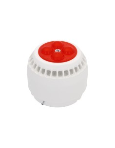 W2 Sygnalizator SAO-P8/BC - Sygnalizator akustyczno-optyczny 3, 6, 9, 12 metrów biała obudowa, czerwone światło